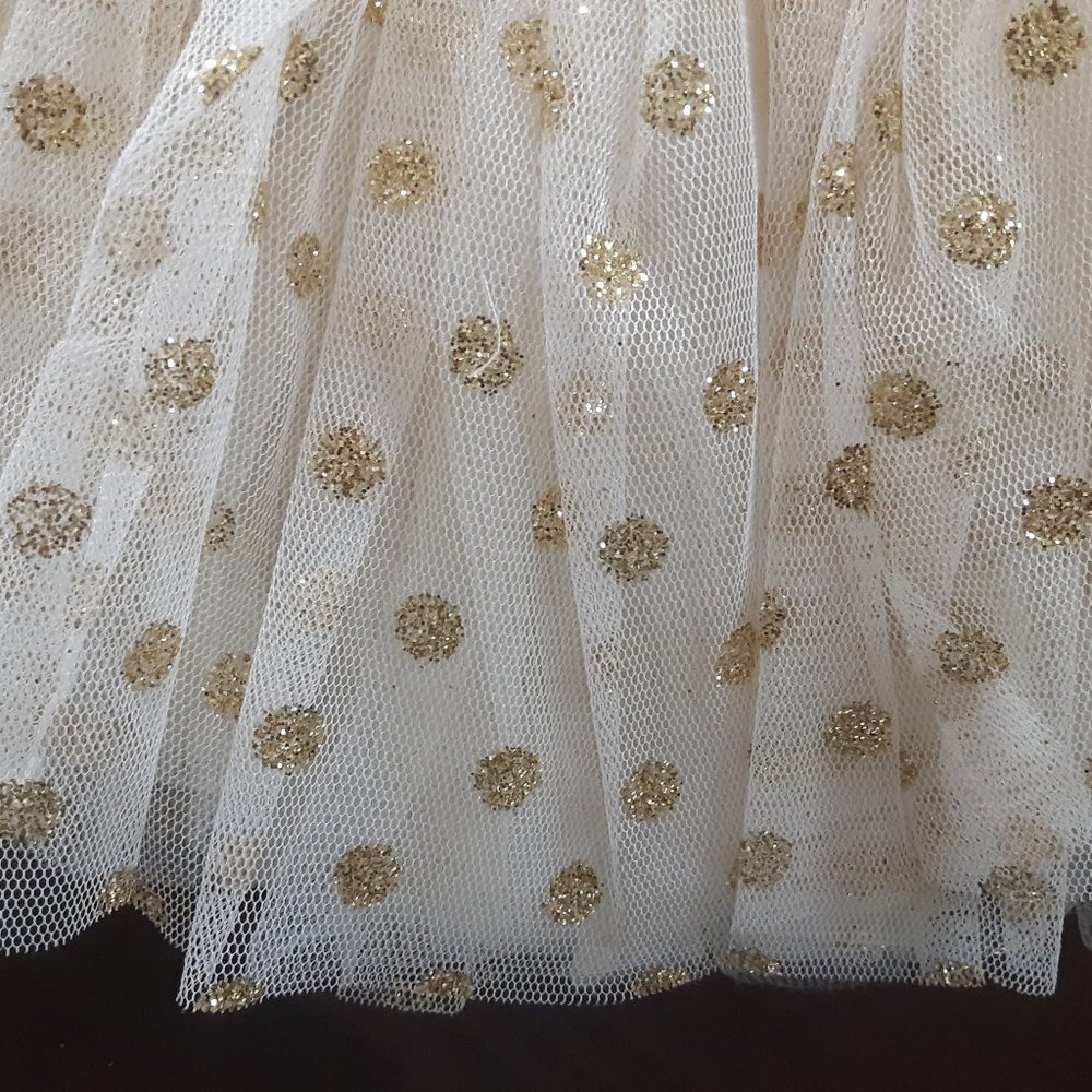 Baby Girl Tutu Skirts Bundle Gold Glitter Polka Dot 12 Skirts - Picture 3 of 9
